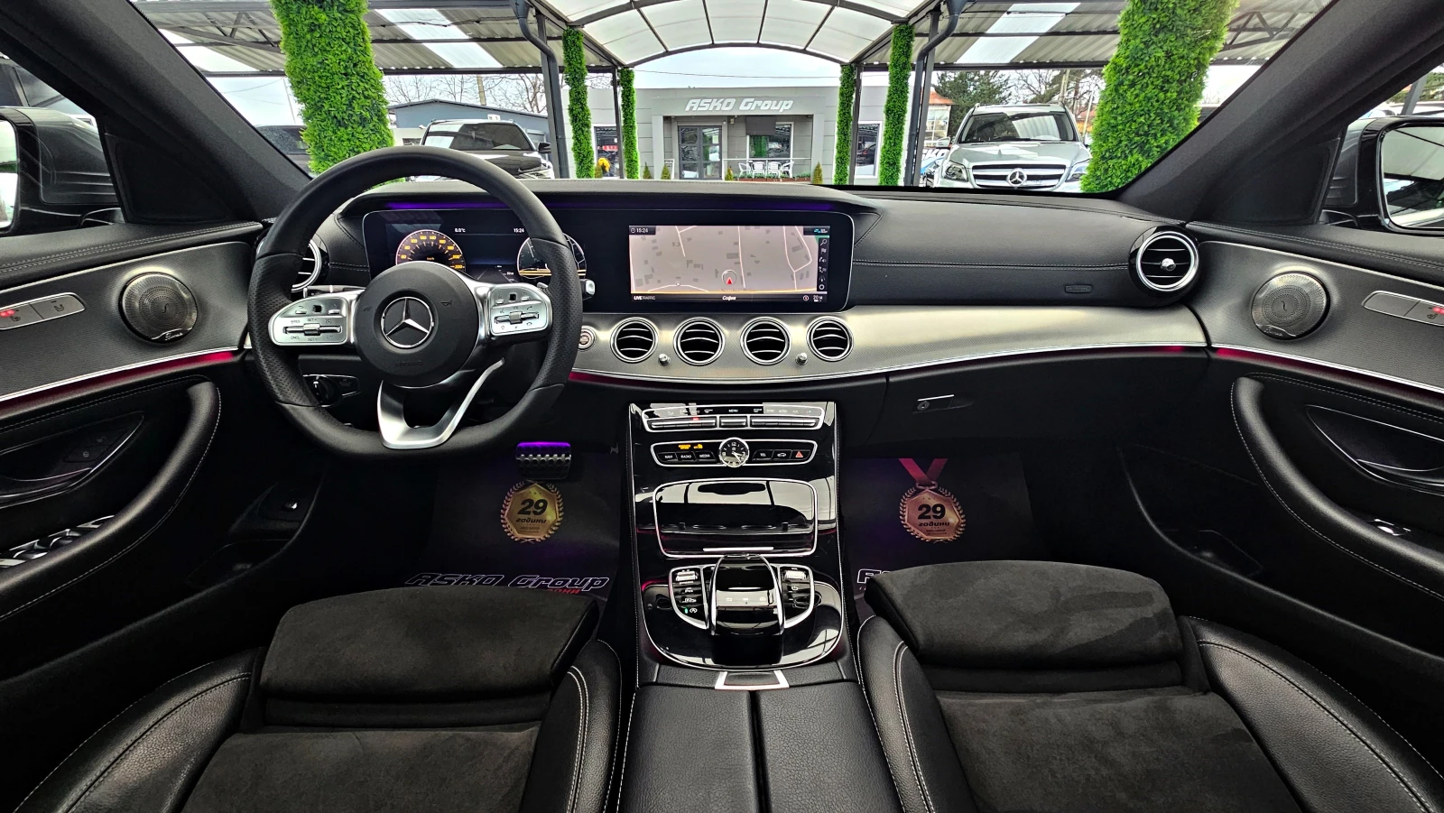 Mercedes-Benz E 220 AMG/4MAT/9G/DISTR/HUD/САМERA/ПОДГРЕВ/CAR PLAY/LIZI - изображение 8