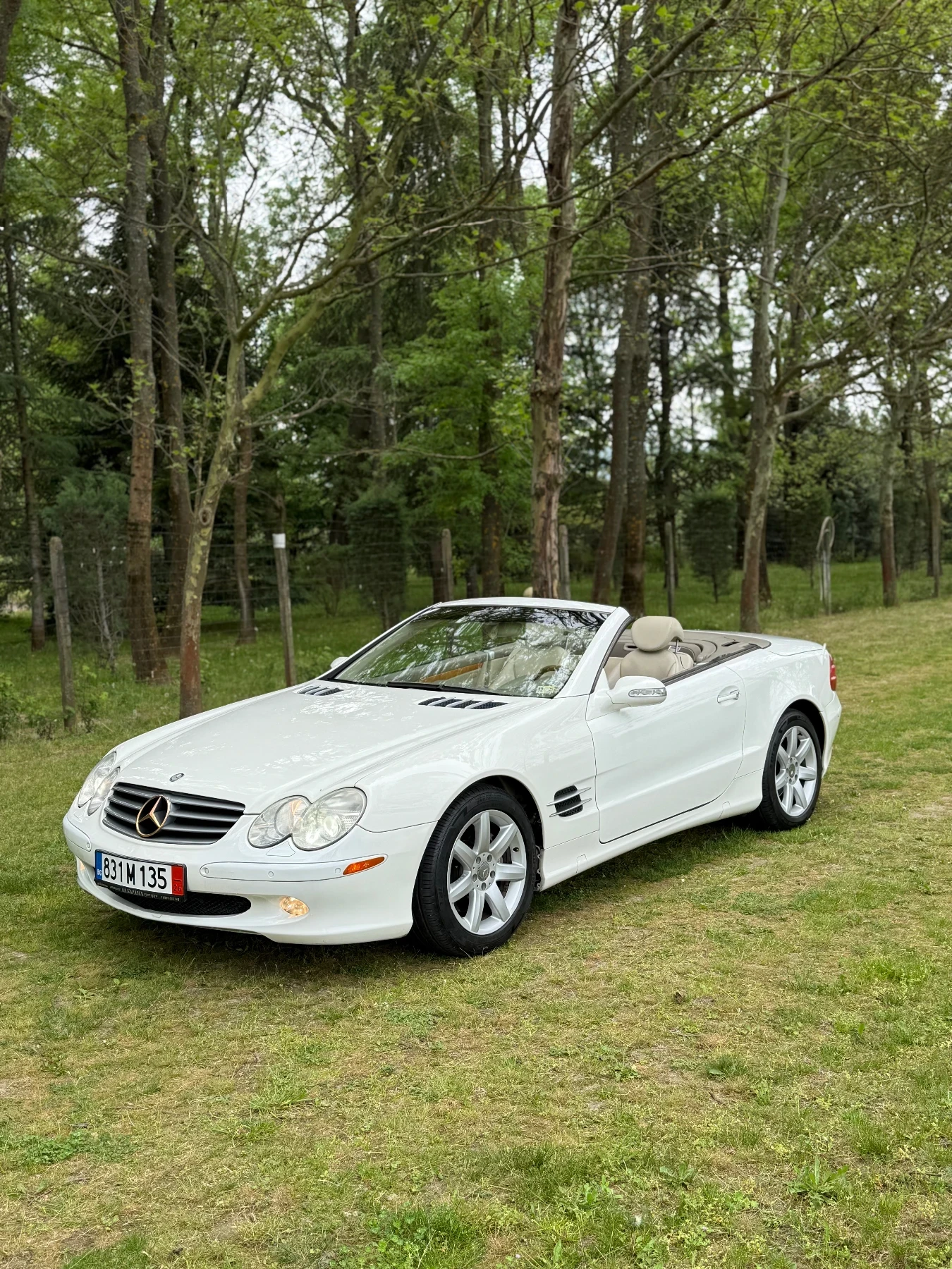 Mercedes-Benz SL 500 306* стъклен таван
