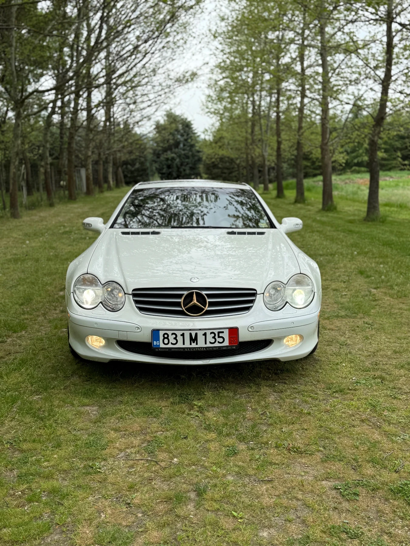 Mercedes-Benz SL 500 306* стъклен таван, снимка 14 - Автомобили и джипове - 54704765