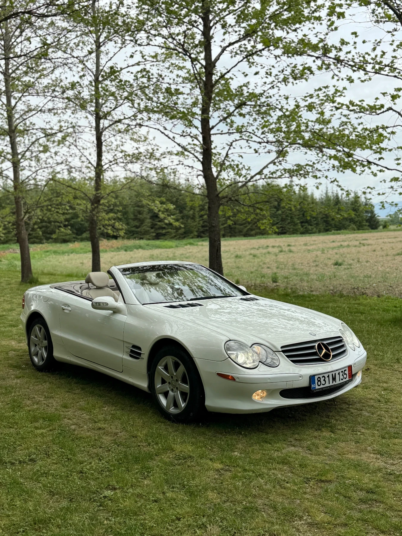 Mercedes-Benz SL 500 306* стъклен таван, снимка 3 - Автомобили и джипове - 54704765