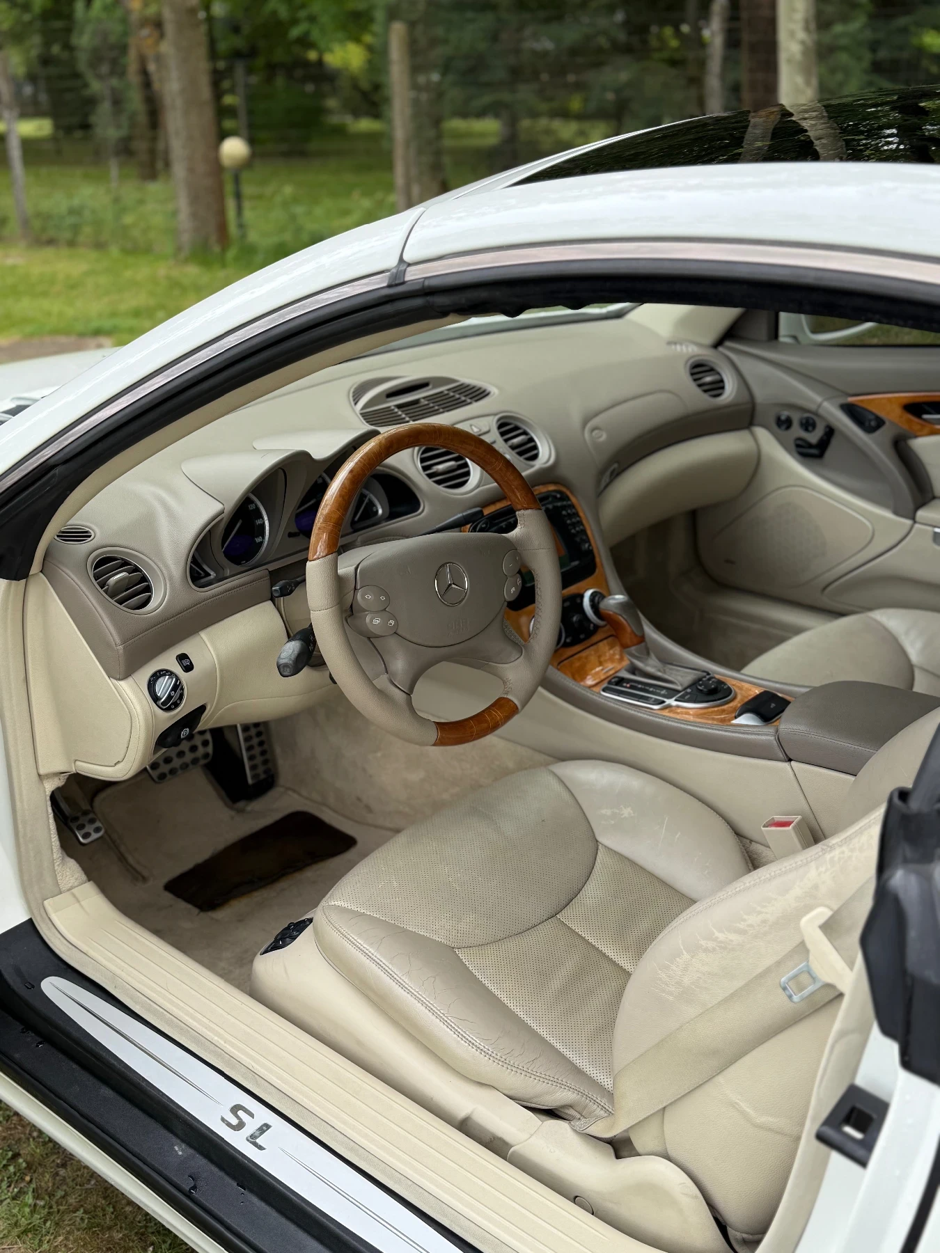 Mercedes-Benz SL 500 306* стъклен таван, снимка 8 - Автомобили и джипове - 54704765