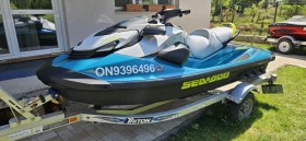 Джет Bombardier Sea Doo GTIse 170 + колесар + Sound System + покривало, снимка 1