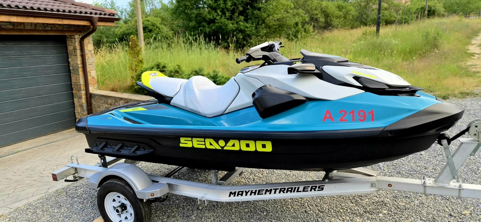Джет Bombardier Sea Doo РЕГИСТРИРАН В МА GTIse 170