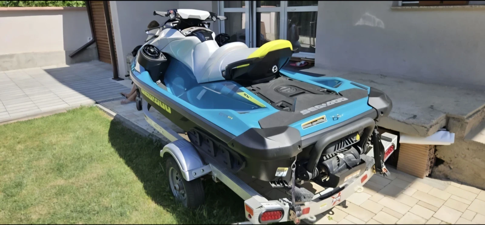 Джет Bombardier Sea Doo GTIse 170 + колесар + Sound System + покривало, снимка 5 - Воден транспорт - 51108296