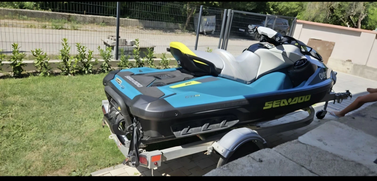 Джет Bombardier Sea Doo GTIse 170 + колесар + Sound System + покривало, снимка 6 - Воден транспорт - 51108296