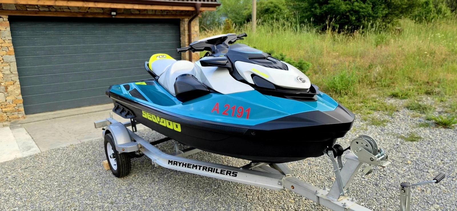 Джет Bombardier Sea Doo РЕГИСТРИРАН В МА GTIse 170
