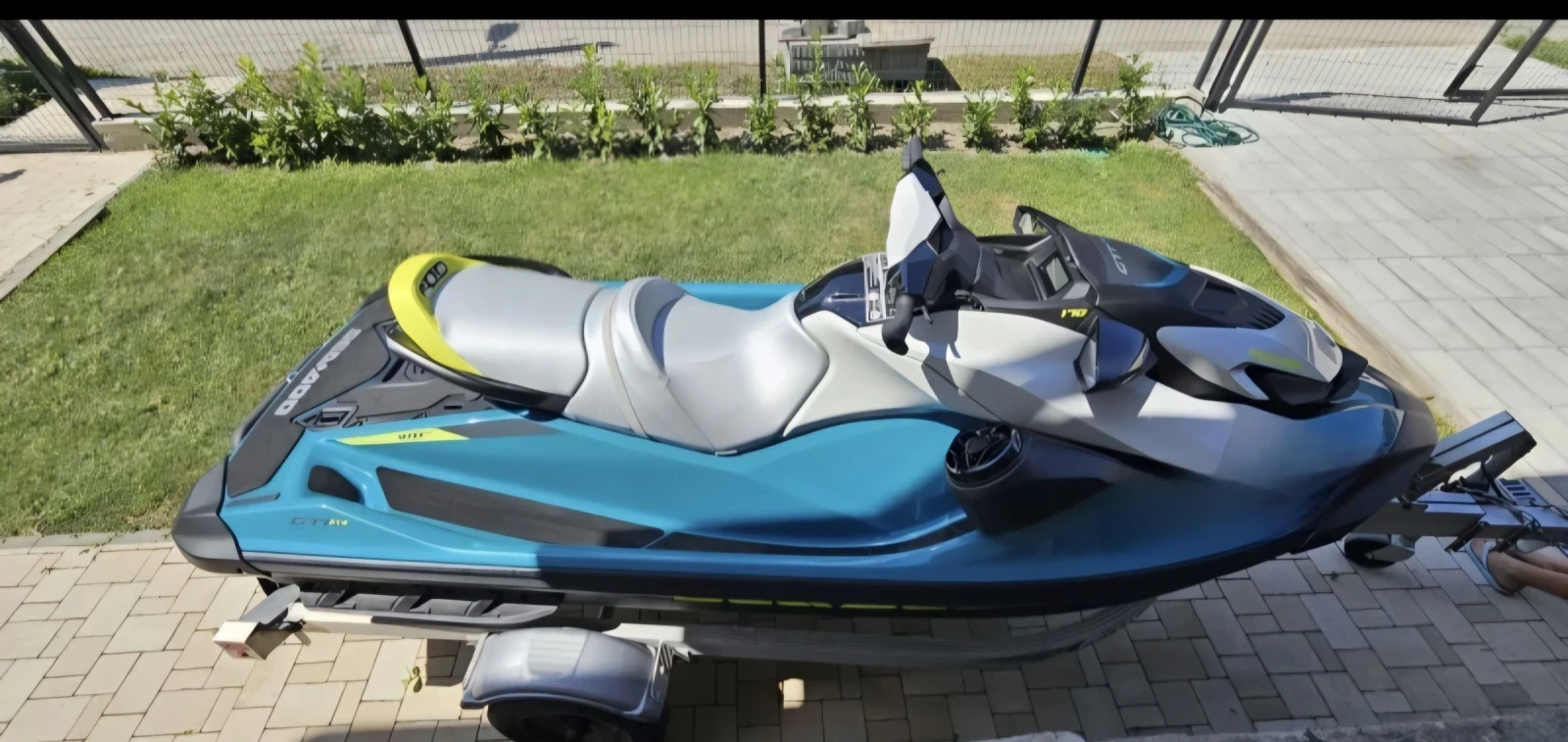Джет Bombardier Sea Doo GTIse 170 + колесар + Sound System + покривало, снимка 4 - Воден транспорт - 51108296