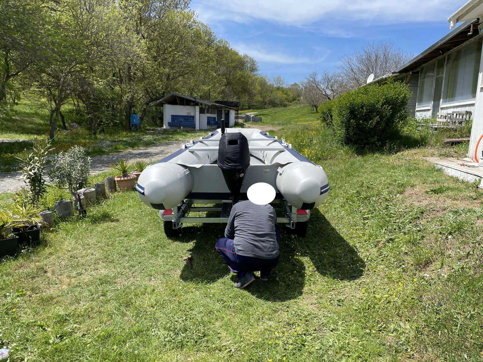 Надуваема лодка Honda Marine T40 AE3, снимка 11 - Воден транспорт - 54863316