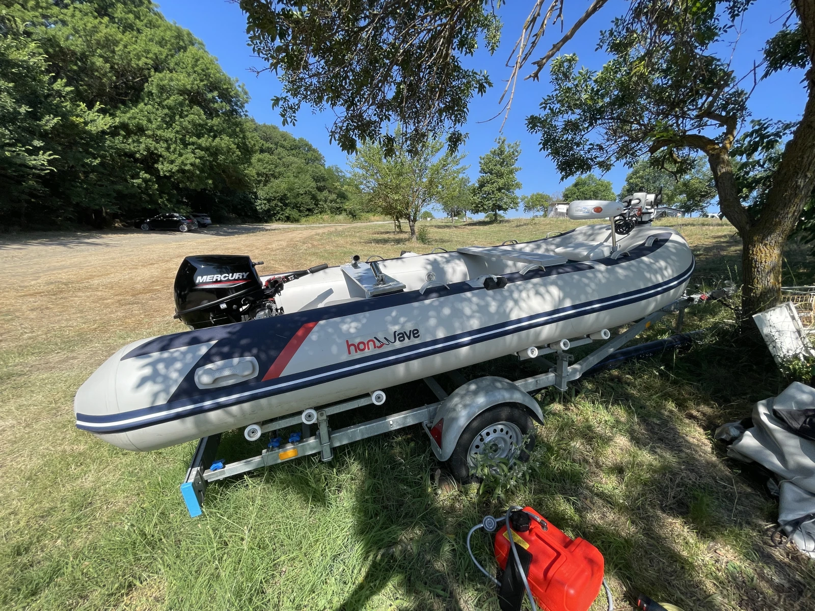 Надуваема лодка Honda Marine T40 AE3, снимка 16 - Воден транспорт - 54863316