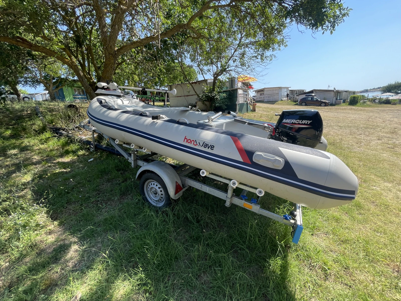 Надуваема лодка Honda Marine T40 AE3, снимка 14 - Воден транспорт - 54863316