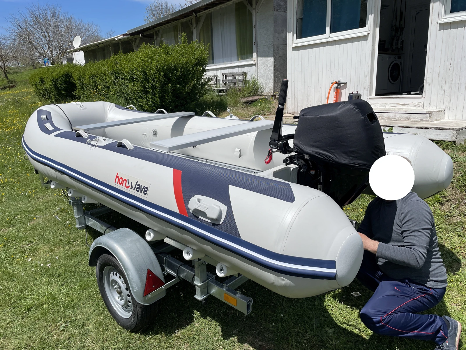 Надуваема лодка Honda Marine T40 AE3, снимка 10 - Воден транспорт - 54863316