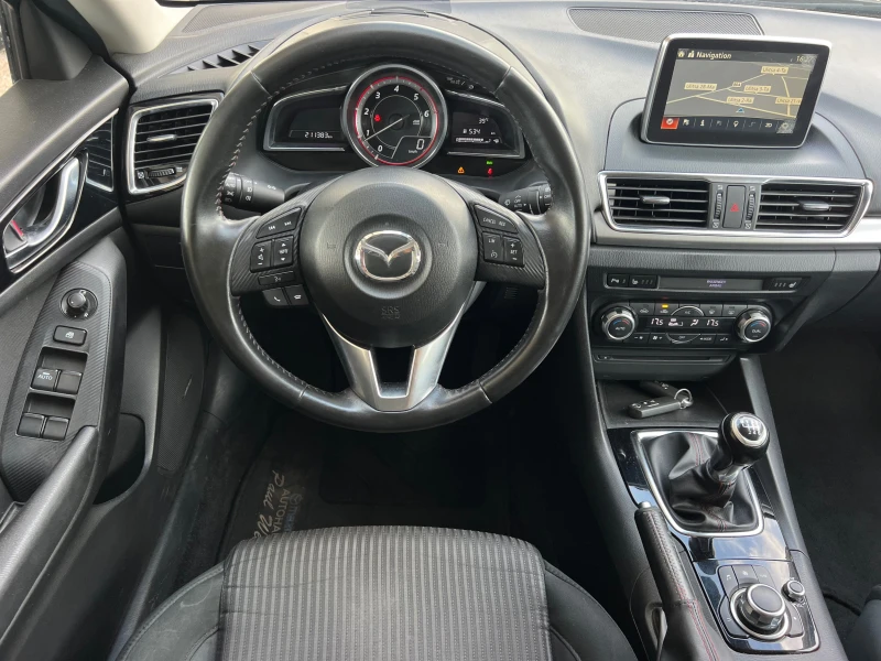Mazda 3 2.2d XENON/HEAD-UP/NAVI/PODGREV/6sk/KLIMATR/UNIKAT, снимка 10 - Автомобили и джипове - 51057350