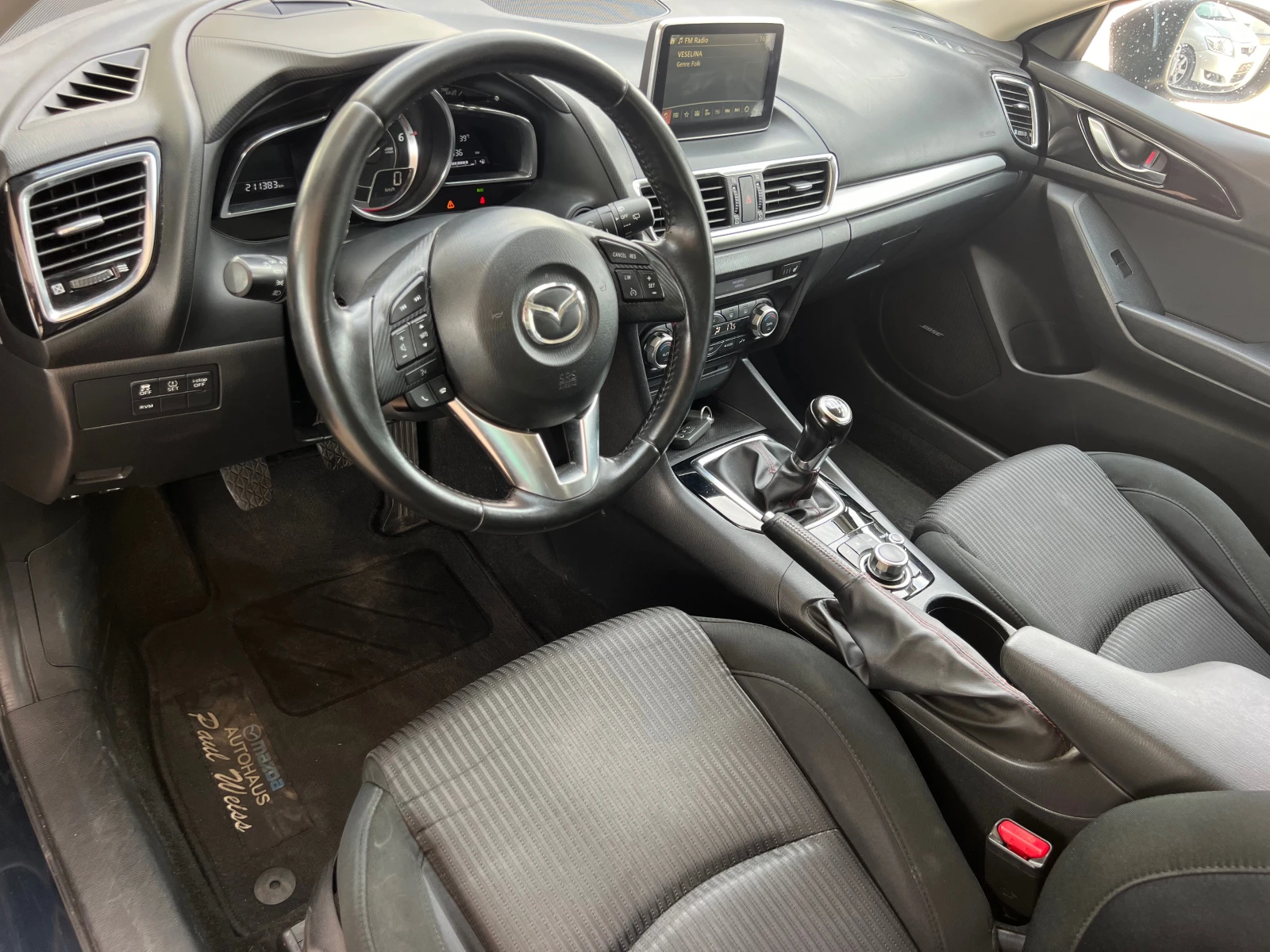 Mazda 3 2.2d XENON/HEAD-UP/NAVI/PODGREV/6sk/KLIMATR/UNIKAT | Mobile.bg   12