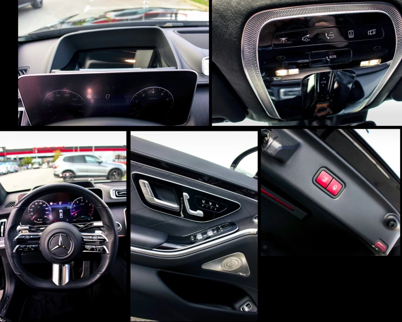 Mercedes-Benz S 500 4 Matic* Long* AMG , снимка 10 - Автомобили и джипове - 52090937