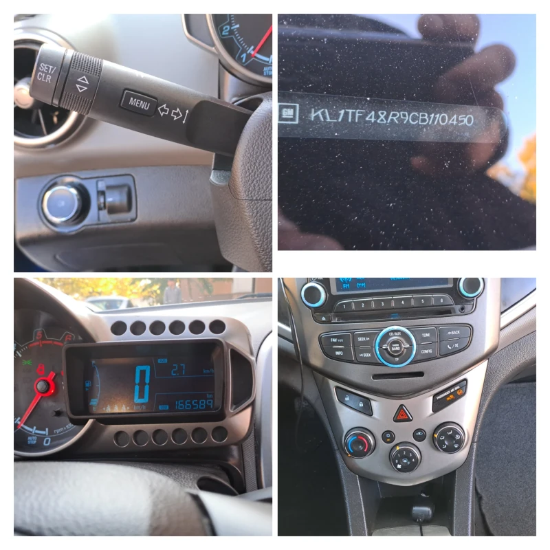 Chevrolet Aveo 166.000км, 95к.с. , снимка 15 - Автомобили и джипове - 52285757