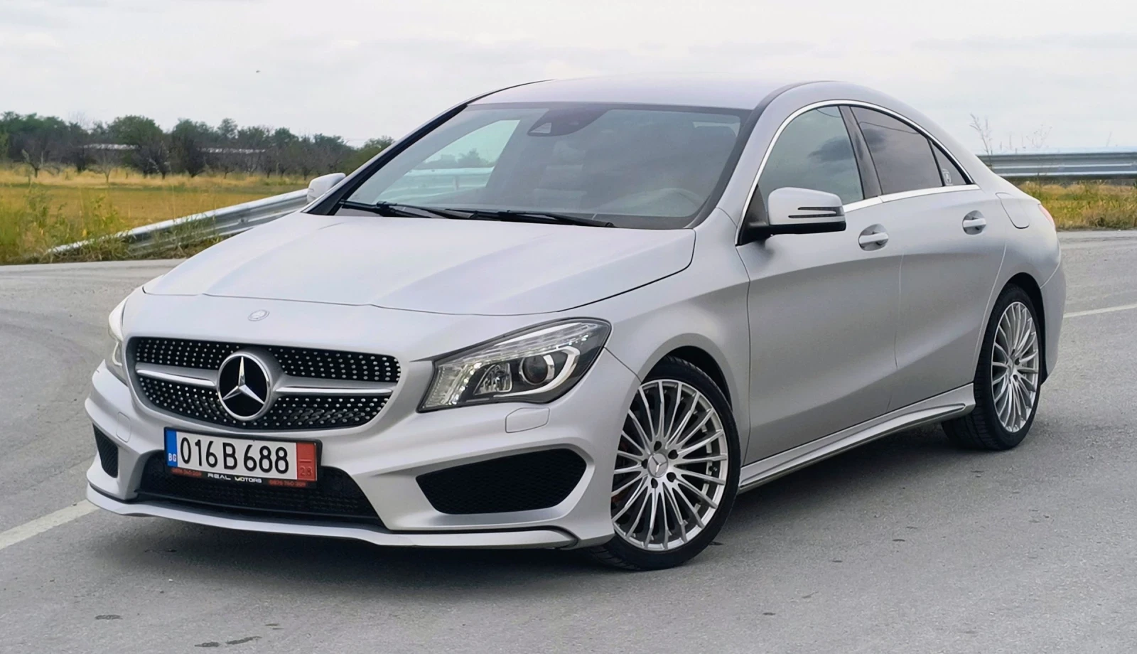 Mercedes-Benz CLA 220 AMG, 4MATIC, Designo Polar Silver Mat , снимка 1
