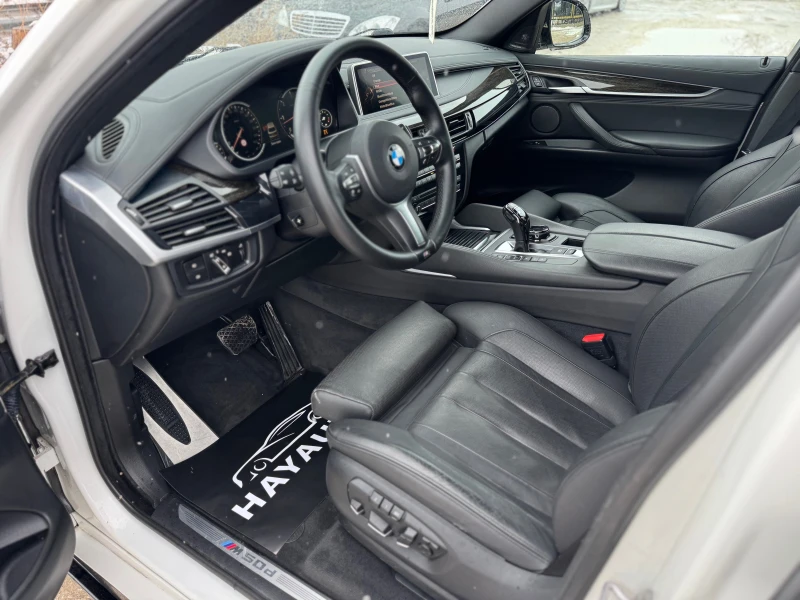 BMW X6 M50D= XDRIVE= M-PERFORMANCE= AERO PACK= HUD= SOFT , снимка 9 - Автомобили и джипове - 48668515