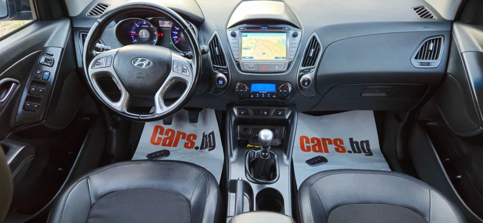 Hyundai IX35 1, 7CRDi-116kс* 2014г* LED* НАВИ* КОЖА* FULL* КАМЕ, снимка 13 - Автомобили и джипове - 56197147