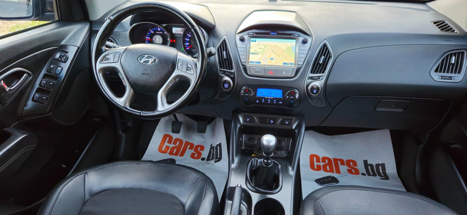 Hyundai IX35 1, 7CRDi-116kс* 2014г* LED* НАВИ* КОЖА* FULL* КАМЕ, снимка 15 - Автомобили и джипове - 56197147
