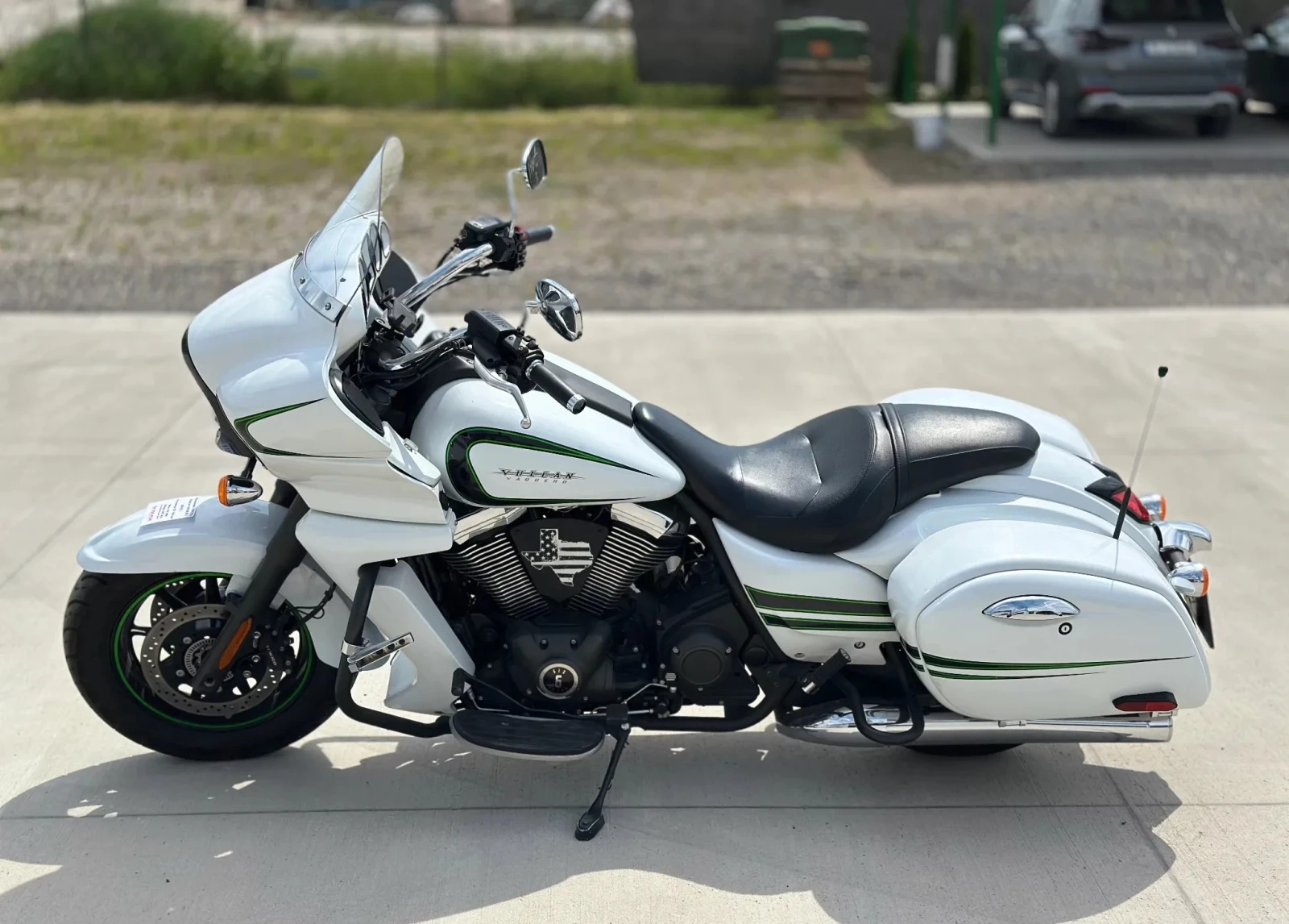 Kawasaki Voyager VAQUERO WHITE PEARL, снимка 5 - Мотоциклети и мототехника - 53894905