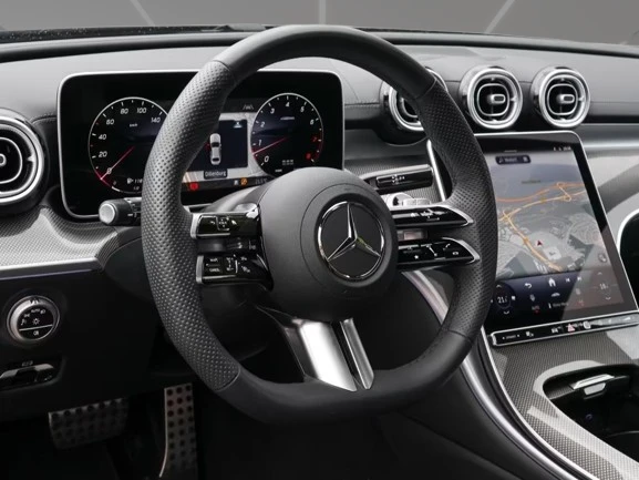 Mercedes-Benz C 200 = AMG Line = Advanced Plus Гаранция, снимка 4 - Автомобили и джипове - 55752794