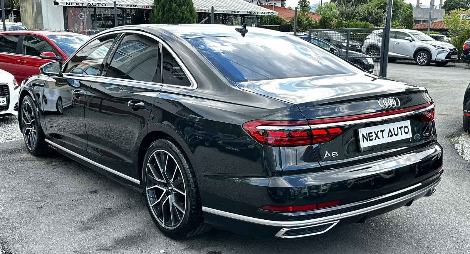 Audi A8 3.0TDI 286HP 360'3D CAM DISTRONIC ОБДУХВАНЕ - изображение 7