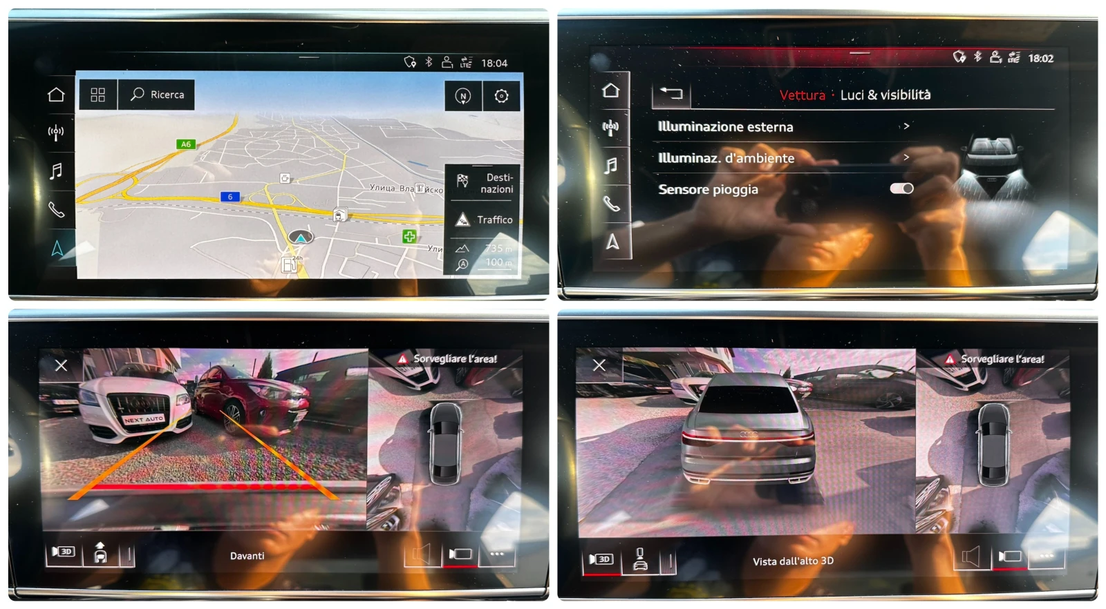 Audi A8 3.0TDI 286HP 360'3D CAM DISTRONIC  | Mobile.bg   14