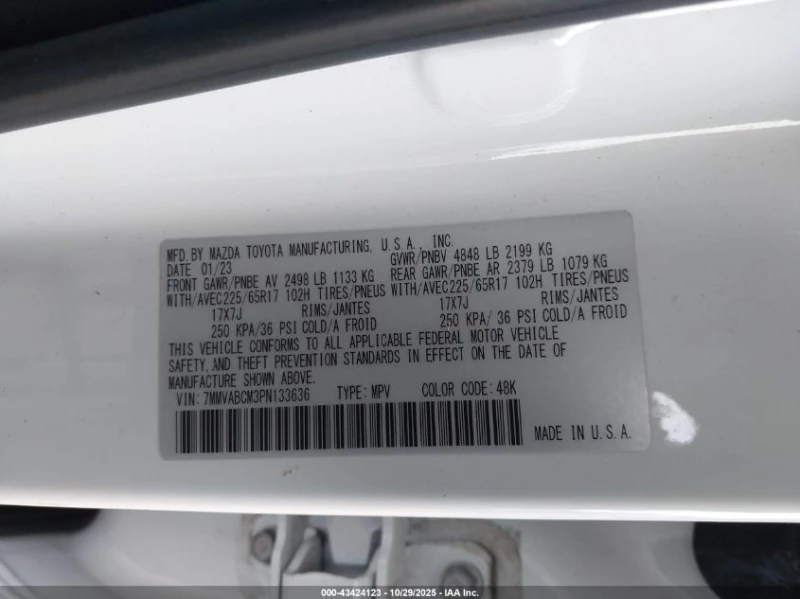 Mazda CX-50 2.5L I-4 DI, DOHC, VVT, 187HP All Wheel Drive, снимка 14 - Автомобили и джипове - 52841538