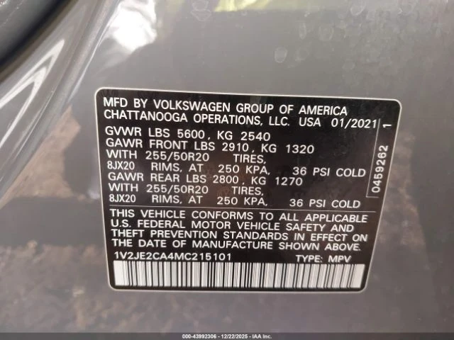 VW Atlas ПОДГРЕВ* КАМЕРА* КЕЙЛЕС* LANE* ASSIST - изображение 9