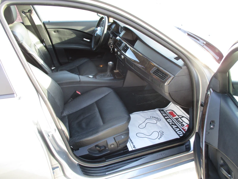 BMW 520 2.0/ГАЗ-БЕНЗИН/170кс./АВТОМАТИК/КАТО НОВА/, снимка 13 - Автомобили и джипове - 52628572