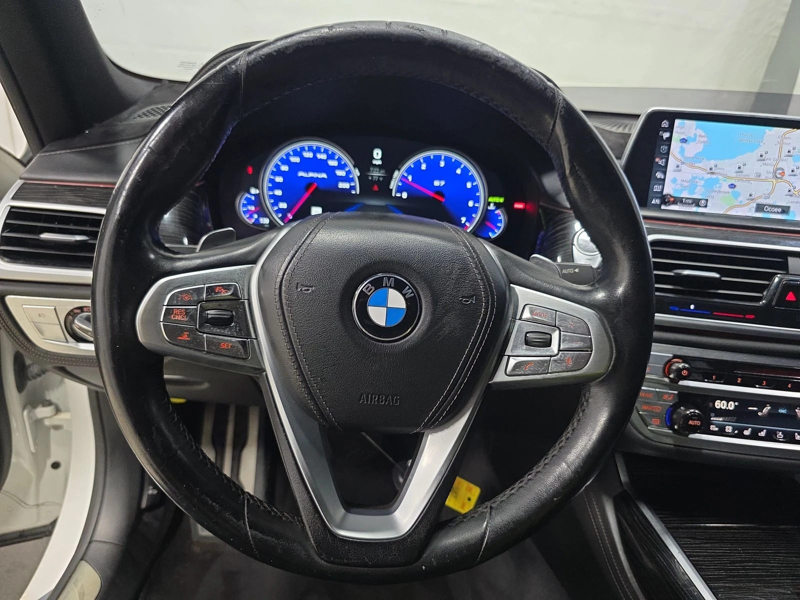BMW 750 M* SPORT* XDRIVE* ХЕДЪП* ДИСТРОНИК* ОБДУХВАНЕ* МАС - изображение 8