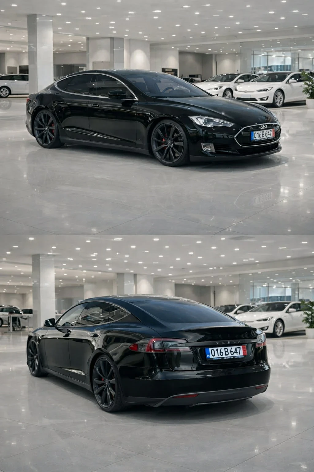 Tesla Model S P85 PERFORMANCE, снимка 3 - Автомобили и джипове - 54226323