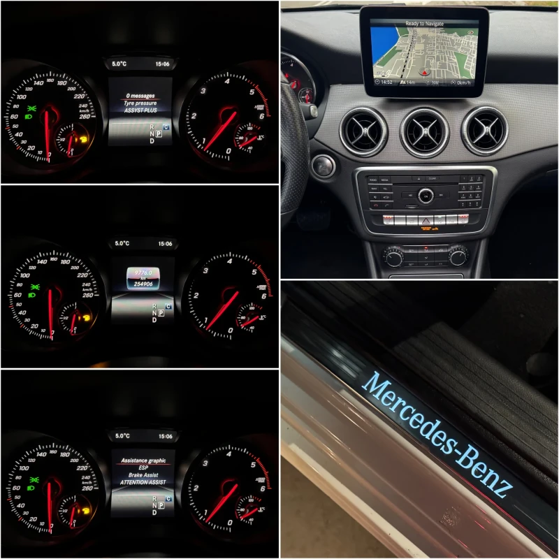 Mercedes-Benz CLA 200 2.2 DynamicSelect Night-Package Печка FaceLift , снимка 9 - Автомобили и джипове - 53432632