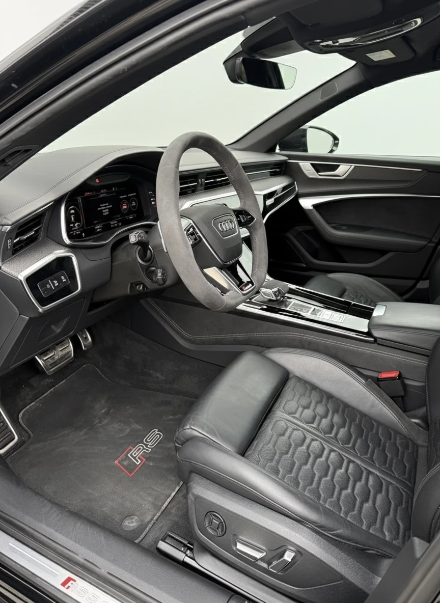 Audi Rs6 CERAMIC AIR LASER B&O 360 HUD SOFTCLOSE ACC CARBON, снимка 3 - Автомобили и джипове - 54600642