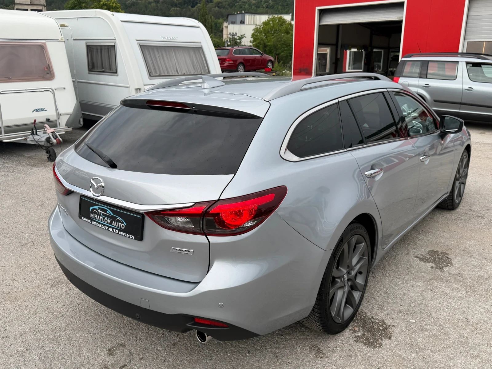 Mazda 6 2.2DSkyactiv FULL ЕКСТРИ/КОЖА/З.КАМЕРА/НАВИ/КСЕНОН, снимка 3 - Автомобили и джипове - 55445263