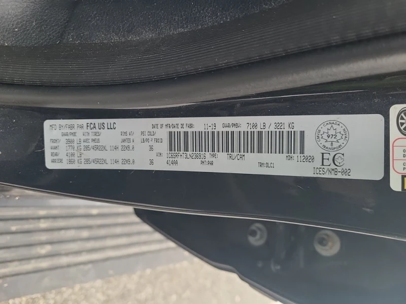 Dodge RAM 1500 * LIMITED CREW CAB SHORT BED * CARFAX * БЕЗ ПЪРВОН, снимка 7 - Автомобили и джипове - 53024156