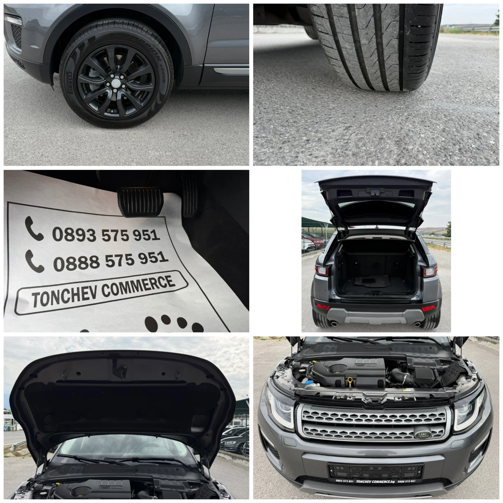 Land Rover Range Rover Evoque 2.0-d-176.000km-РЕАЛНИ-LED-XENON-NAVI-TOP-NEW, снимка 17 - Автомобили и джипове - 56044868