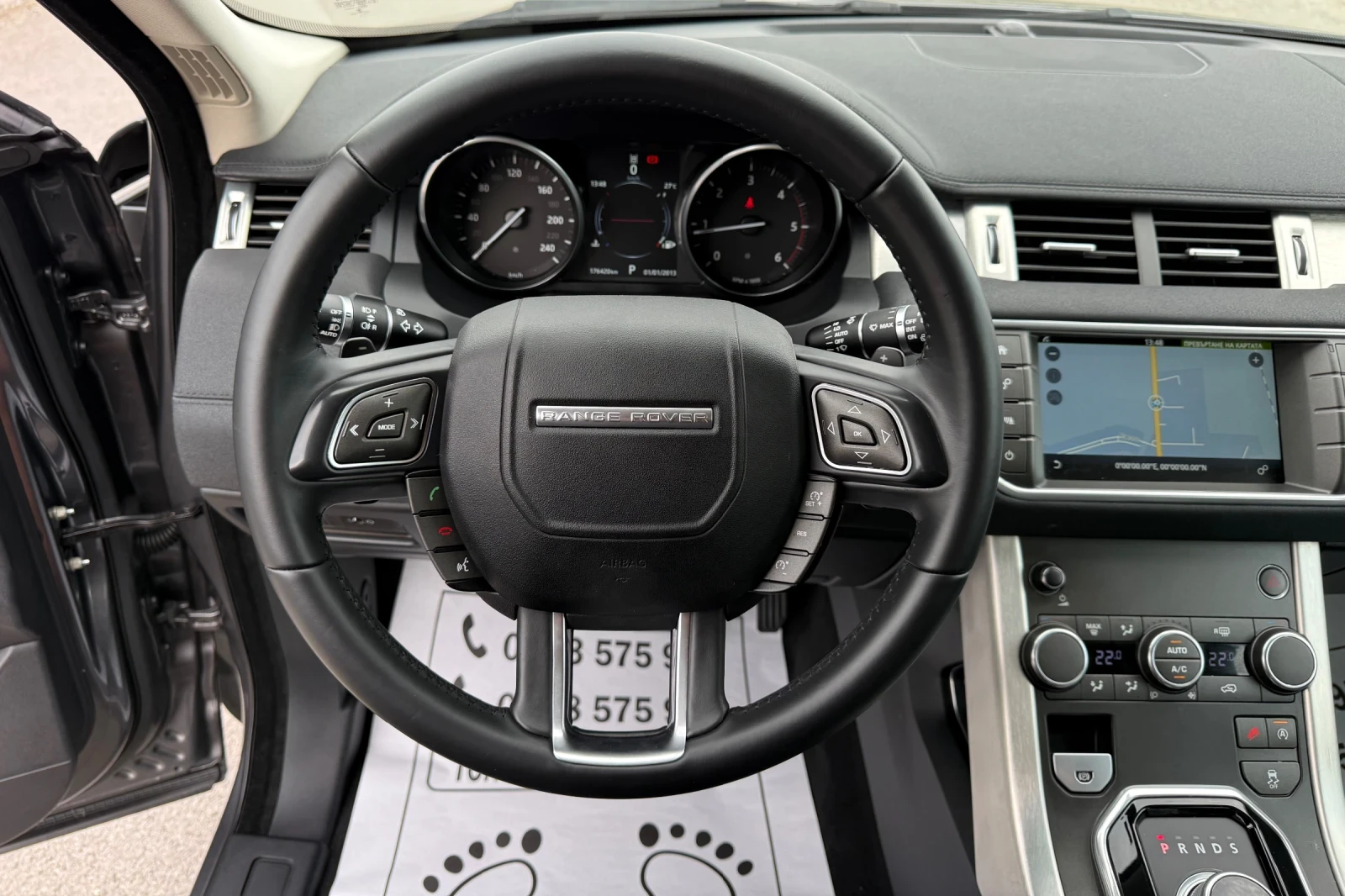 Land Rover Range Rover Evoque 2.0-d-176.000km-РЕАЛНИ-LED-XENON-NAVI-TOP-NEW, снимка 8 - Автомобили и джипове - 56044868