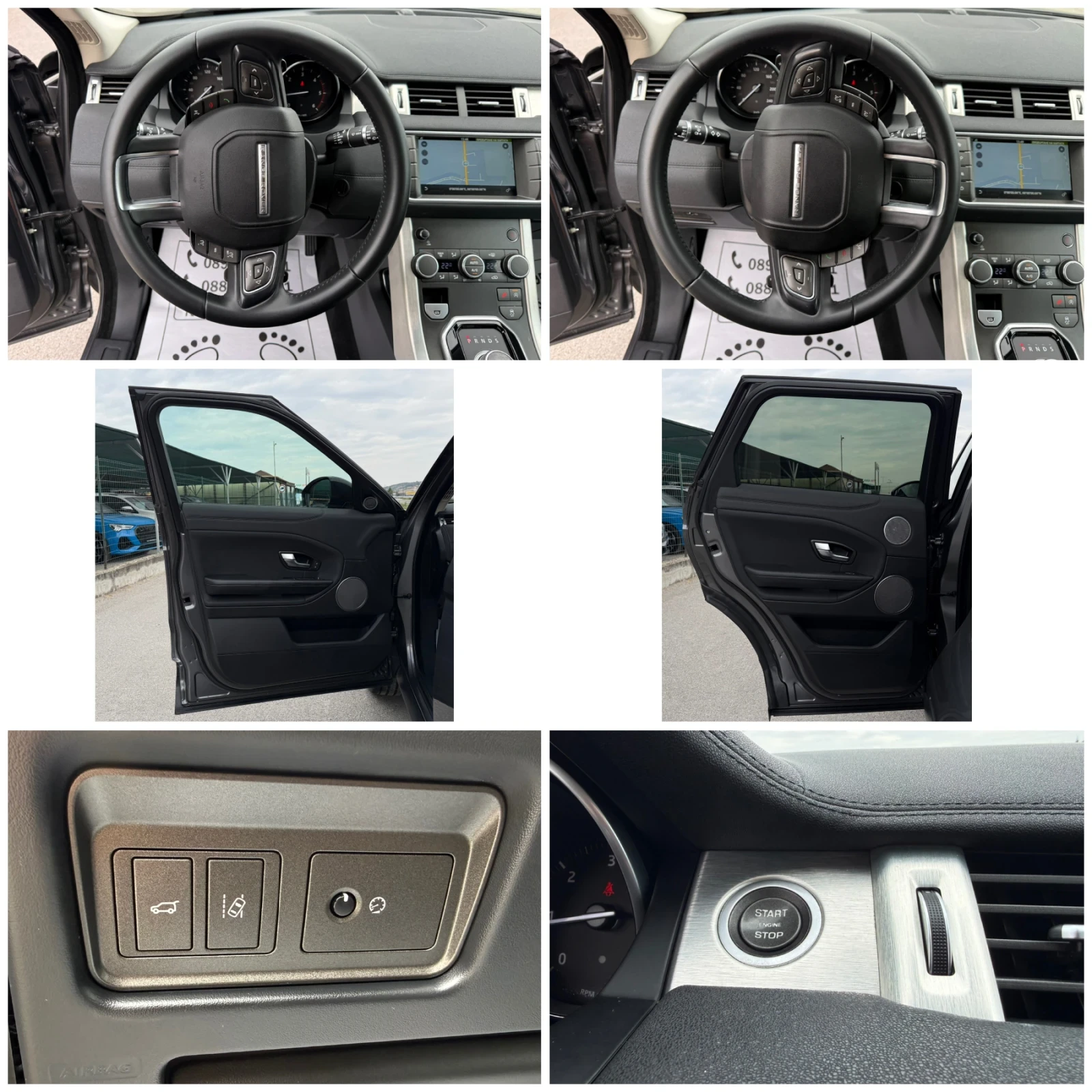 Land Rover Range Rover Evoque 2.0-d-176.000km-РЕАЛНИ-LED-XENON-NAVI-TOP-NEW, снимка 15 - Автомобили и джипове - 56044868