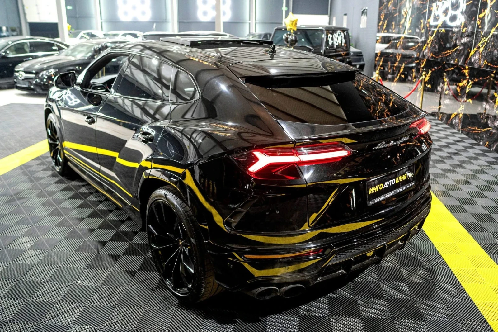 Lamborghini Urus 4.0 V8 FULL BLACK EDITION DOWNPIPE ������ 100% | Mobile.bg � ����������� 7