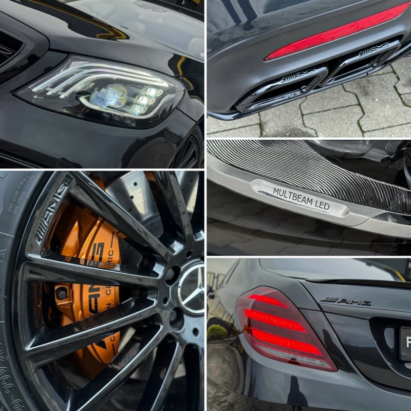 Mercedes-Benz S 500 LONG /S63 AMG Пакет / Вакум / Обдухване / Панорама, снимка 9 - Автомобили и джипове - 52641349