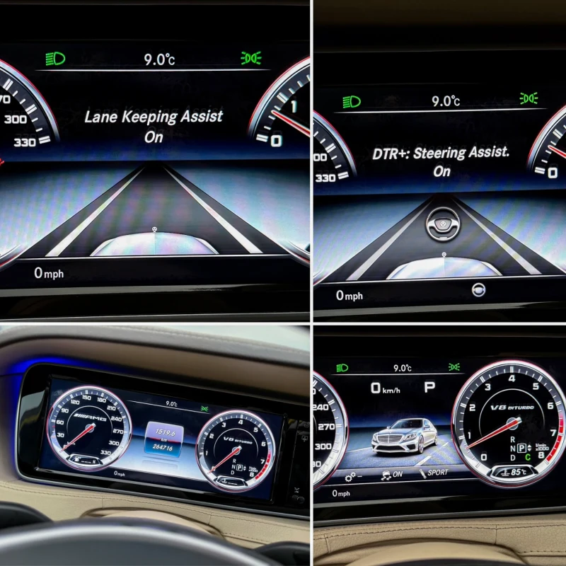 Mercedes-Benz S 500 LONG /S63 AMG Пакет / Вакум / Обдухване / Панорама, снимка 17 - Автомобили и джипове - 52641349