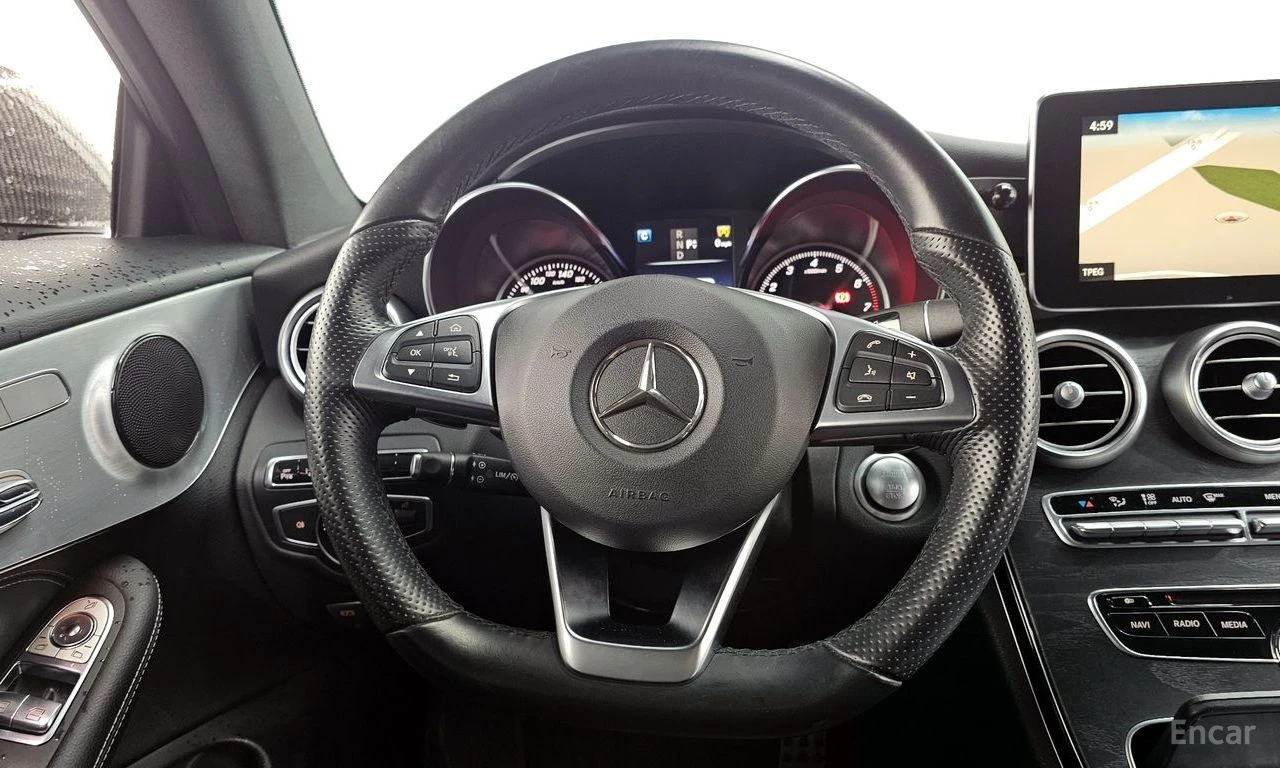 Mercedes-Benz C 200 AMG* LINE* ПОДГРЕВ* КАМЕРА* ПАНОРАМА* КЕЙЛЕС* , снимка 8 - Автомобили и джипове - 54743665