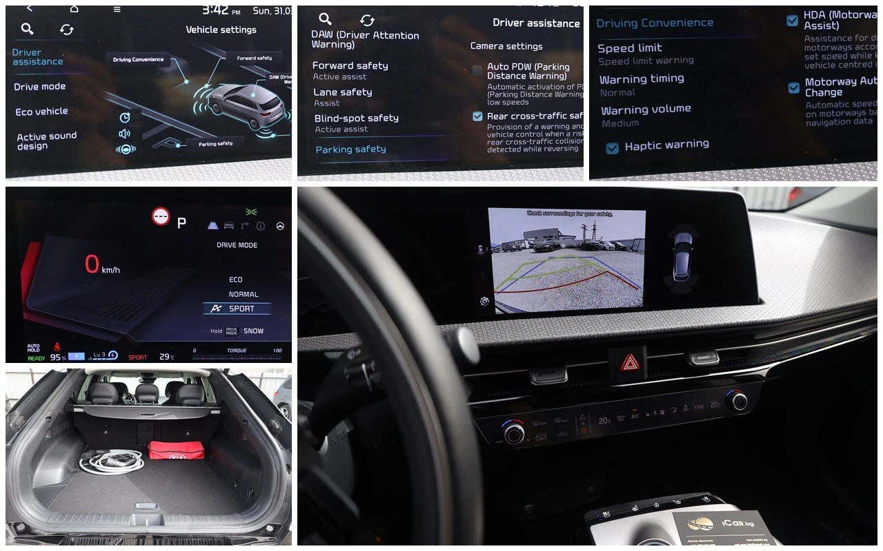 Kia EV6 77.4 kWh Bi-LED #Meridian #KeyGO #360 #Sitzklima | Mobile.bg   17