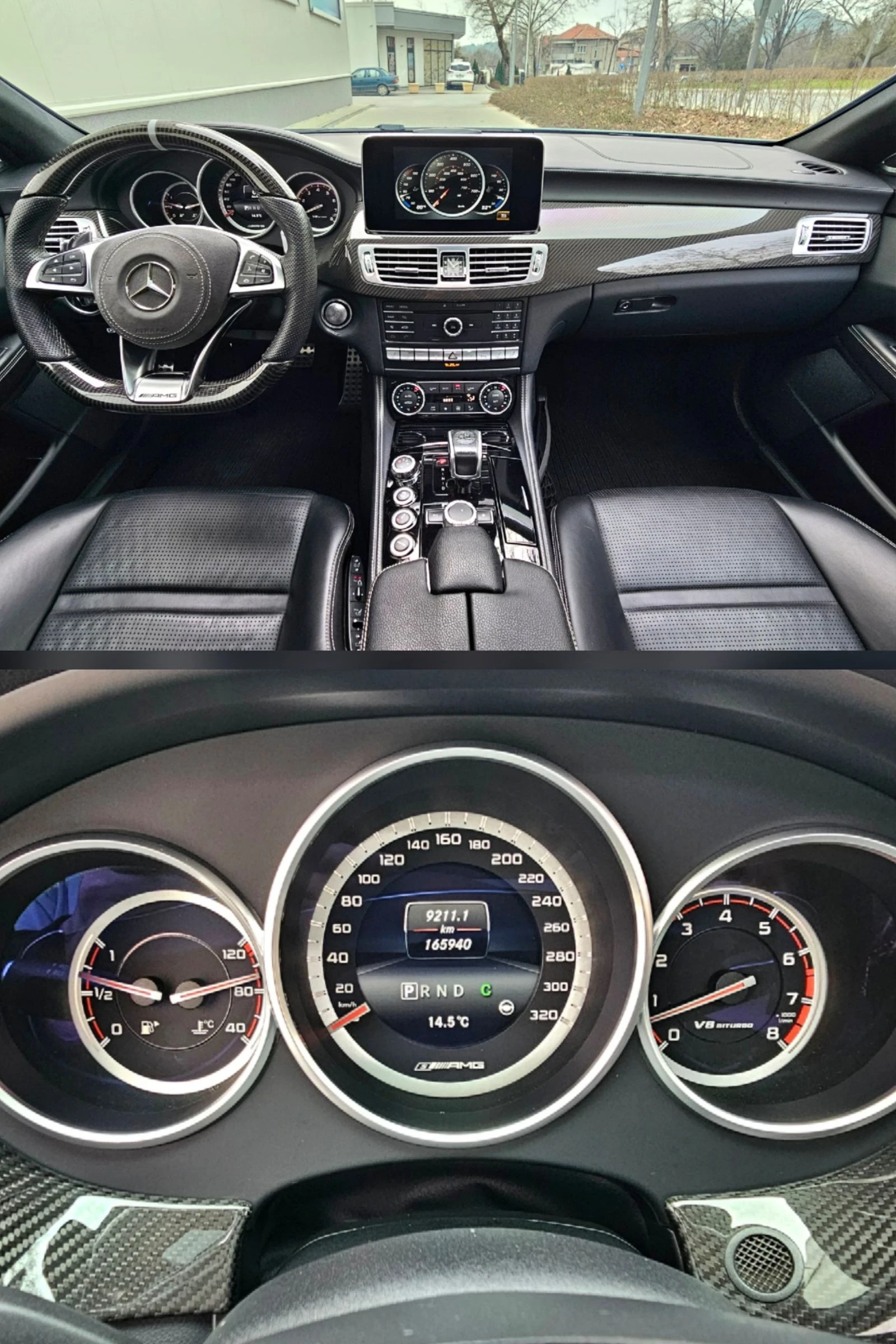 Mercedes-Benz CLS 63 AMG S 4-Matik 585к.с V8 Bi-Turbo 7G-SPEEDShift, снимка 15 - Автомобили и джипове - 53726199