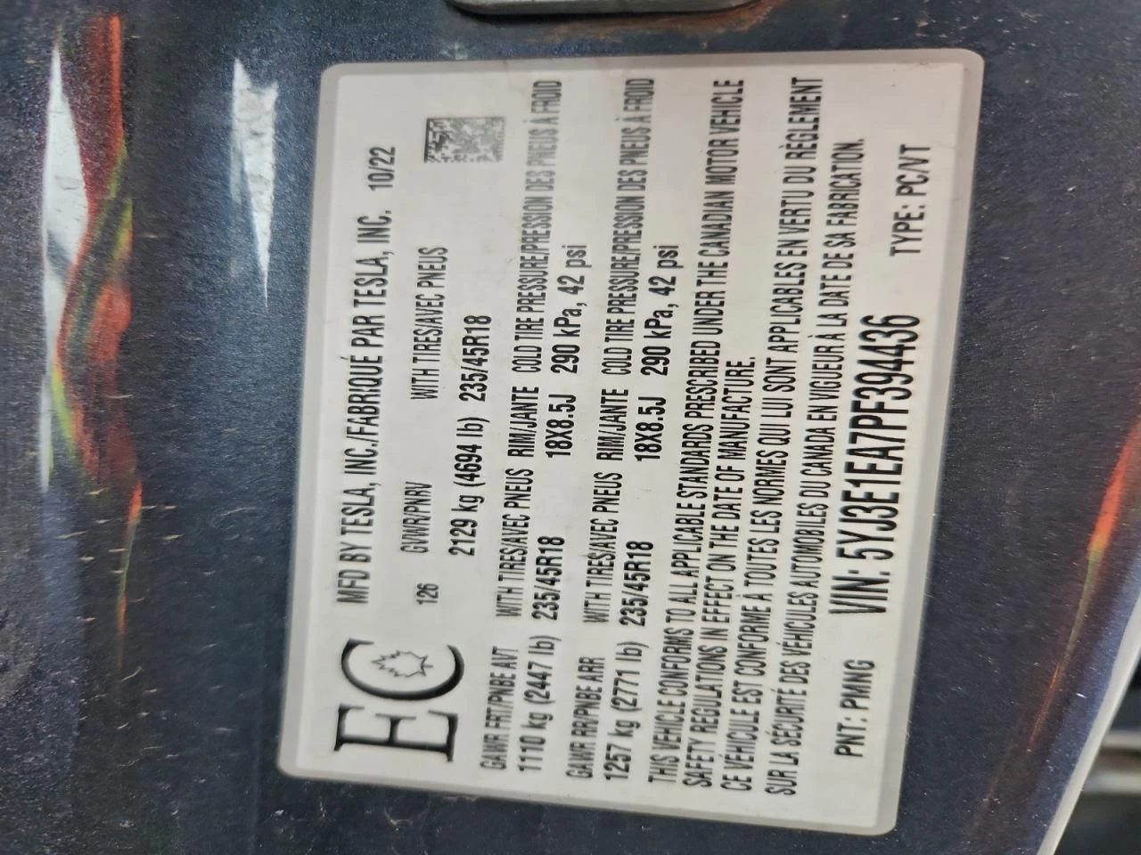 Tesla Model 3, снимка 12 - Автомобили и джипове - 53913420