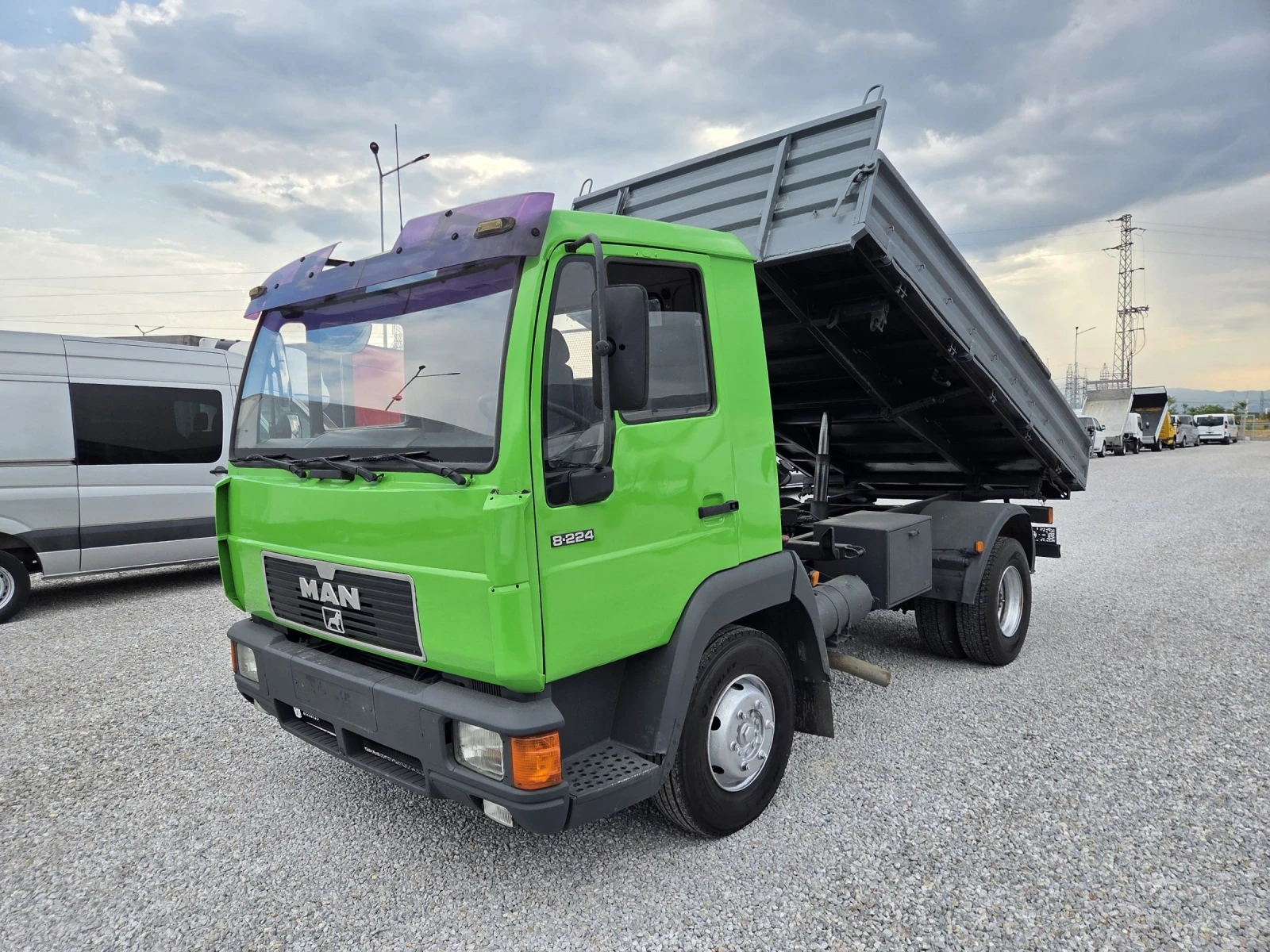 Man 12.224 / 8.224 / ТЕИСТРАНЕН САМОСВАЛ, снимка 1