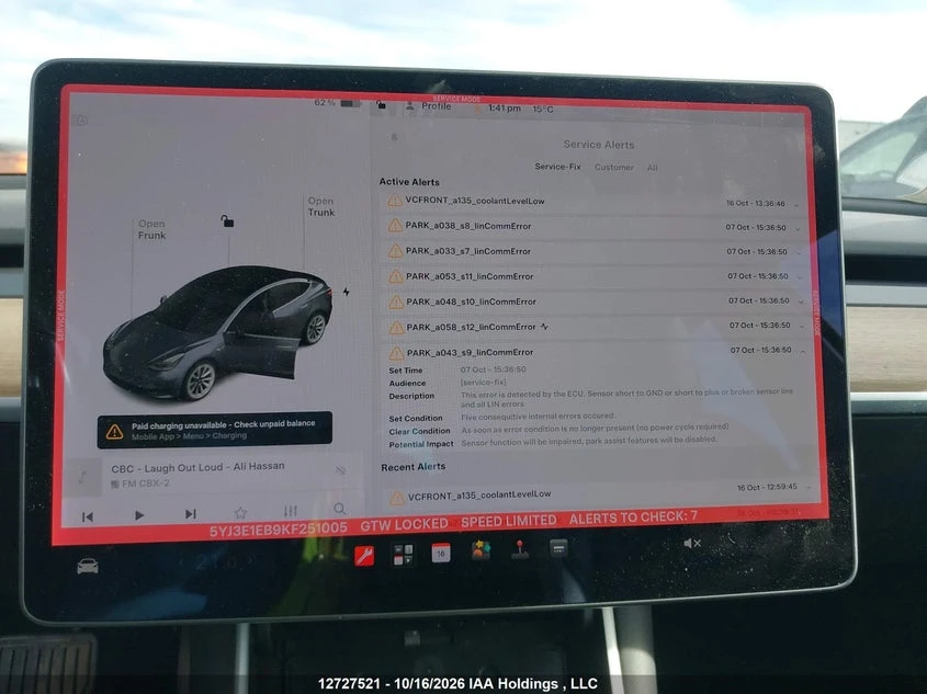 Tesla Model 3 Long Range/Performance, снимка 7 - Автомобили и джипове - 56571307