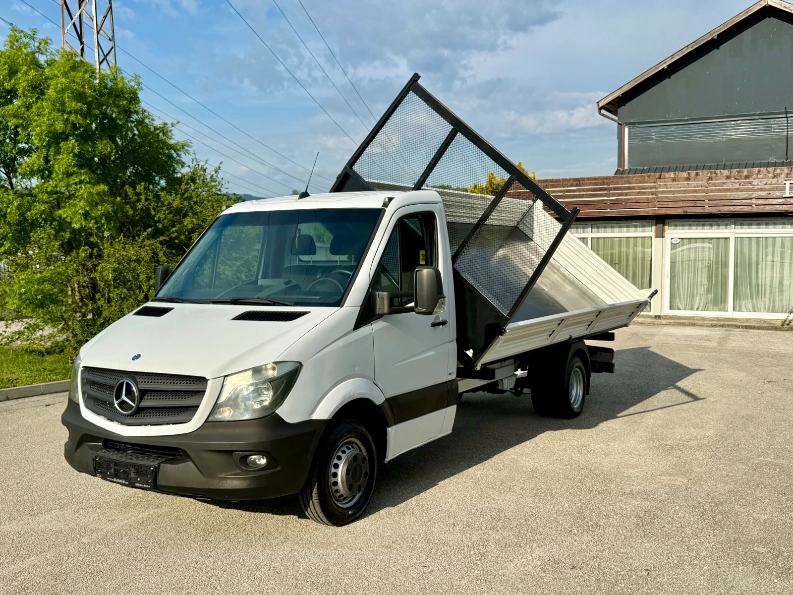 Mercedes-Benz Sprinter 519 САМОСВАЛ 4.50м КОШ* КЛИМАТИК, снимка 4 - Бусове и автобуси - 54417356