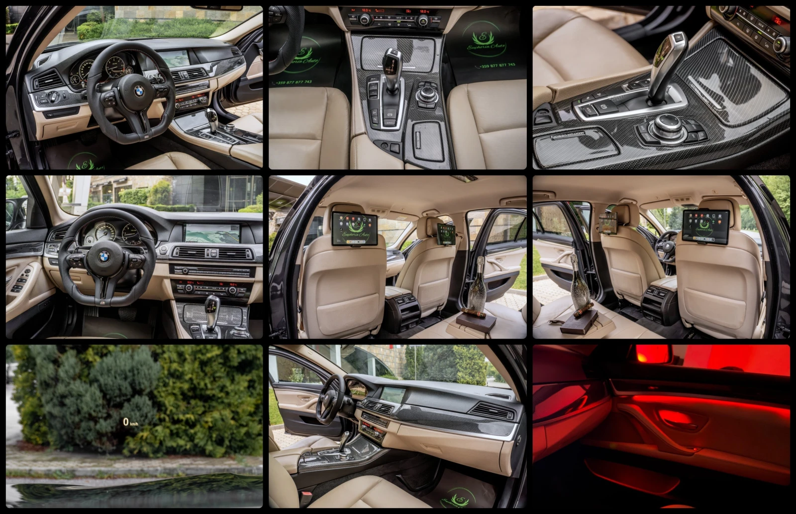 BMW 530 d* X-DRIVE* M-SPORT* CARBON* LED* HEAD UP* , снимка 16 - Автомобили и джипове - 54129570
